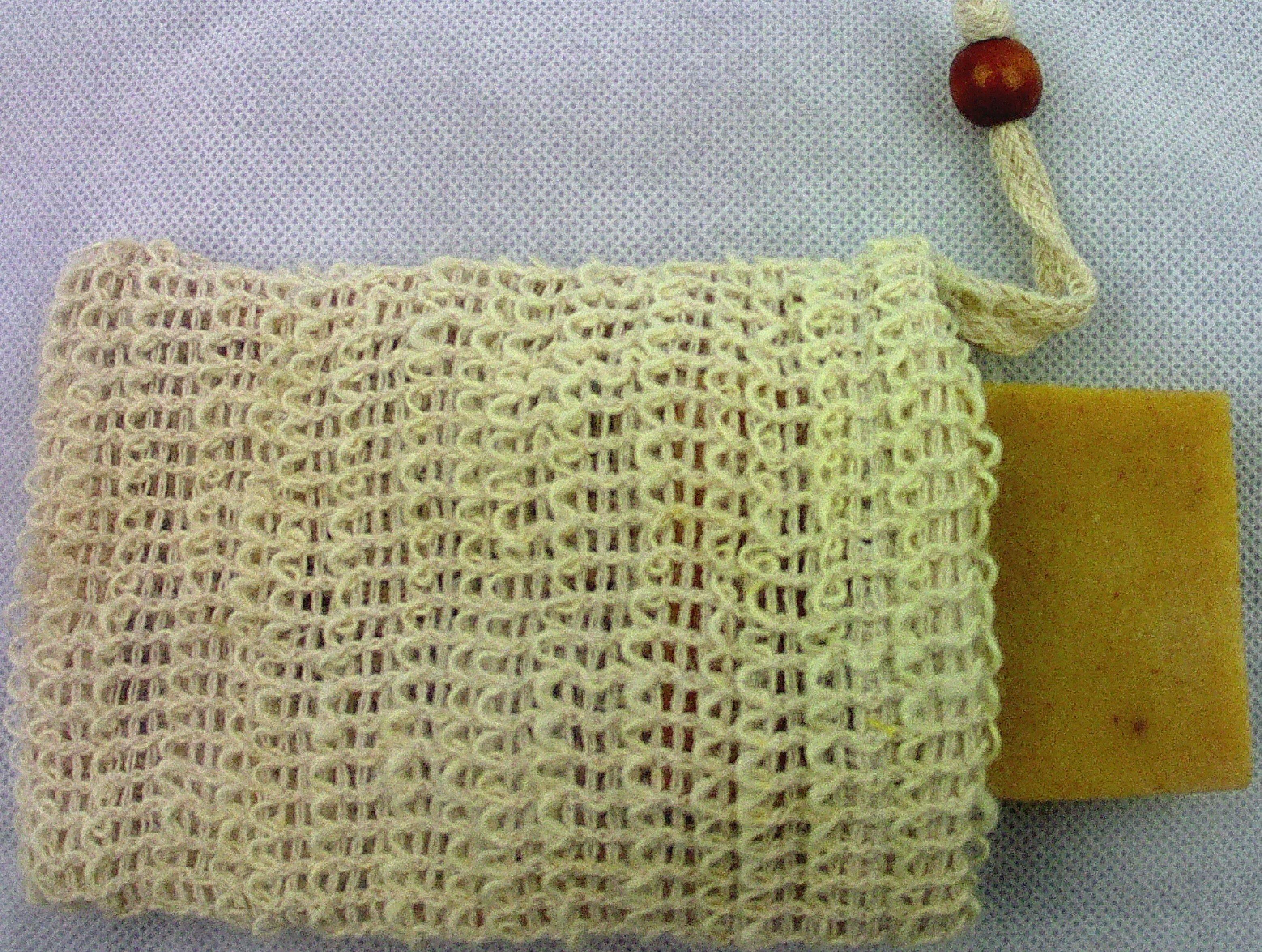 Exfoliating Soap Pouch - Natural Spa Beauty