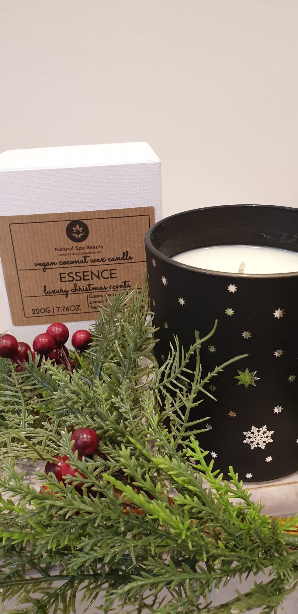 Festive Candle - Essence - Natural Spa Beauty