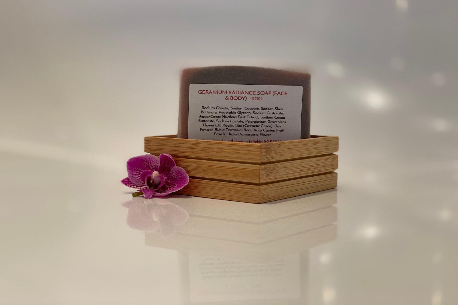 Geranium Radiance Soap - Natural Spa Beauty